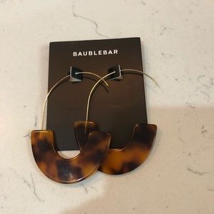 FAIDRA Resin BaubleBar earring tortoise